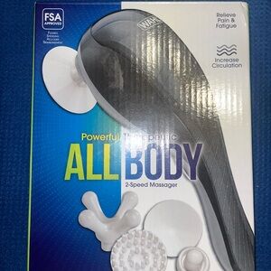 Wahl All Body Powerful 2 Speed Therapeutic Vibratory Massager 4 Attachments